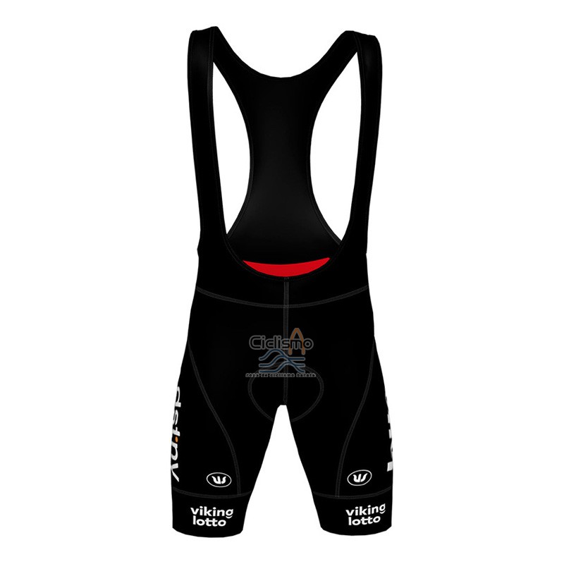 Lotto Dstny Ropa Ciclismo Culotte Corto 2023 Mangas Cortas Rojo Azur